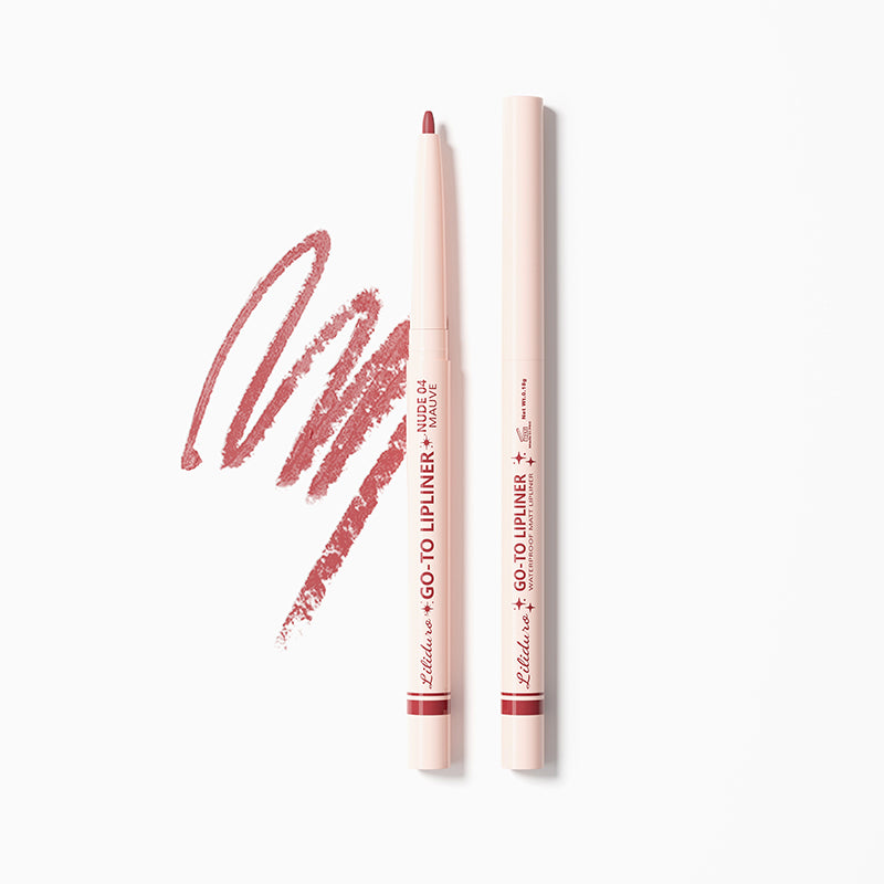 Liliduro 4pcs Waterproof Matte Long Lasting Non-stick Cup Nude Lipliners Set